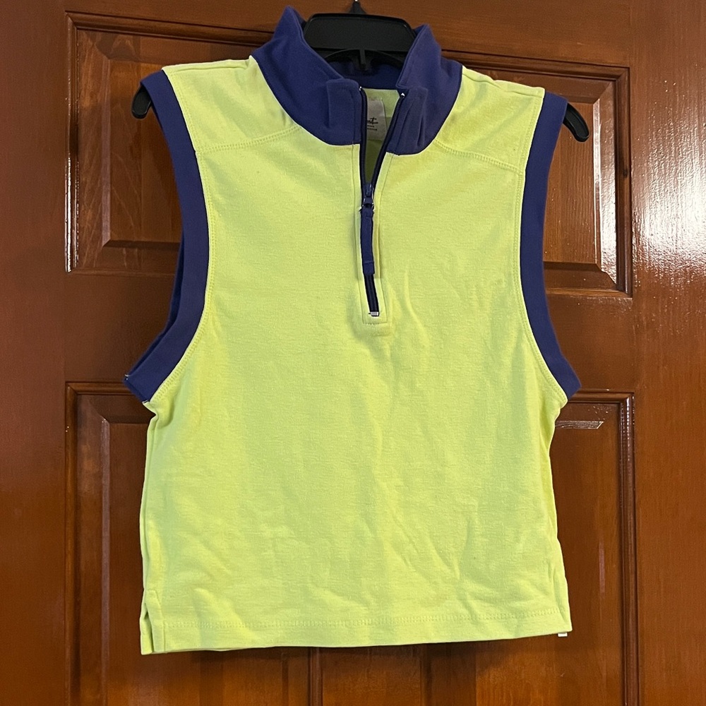 FP Movement by Free People Lime and Navy Tank Top